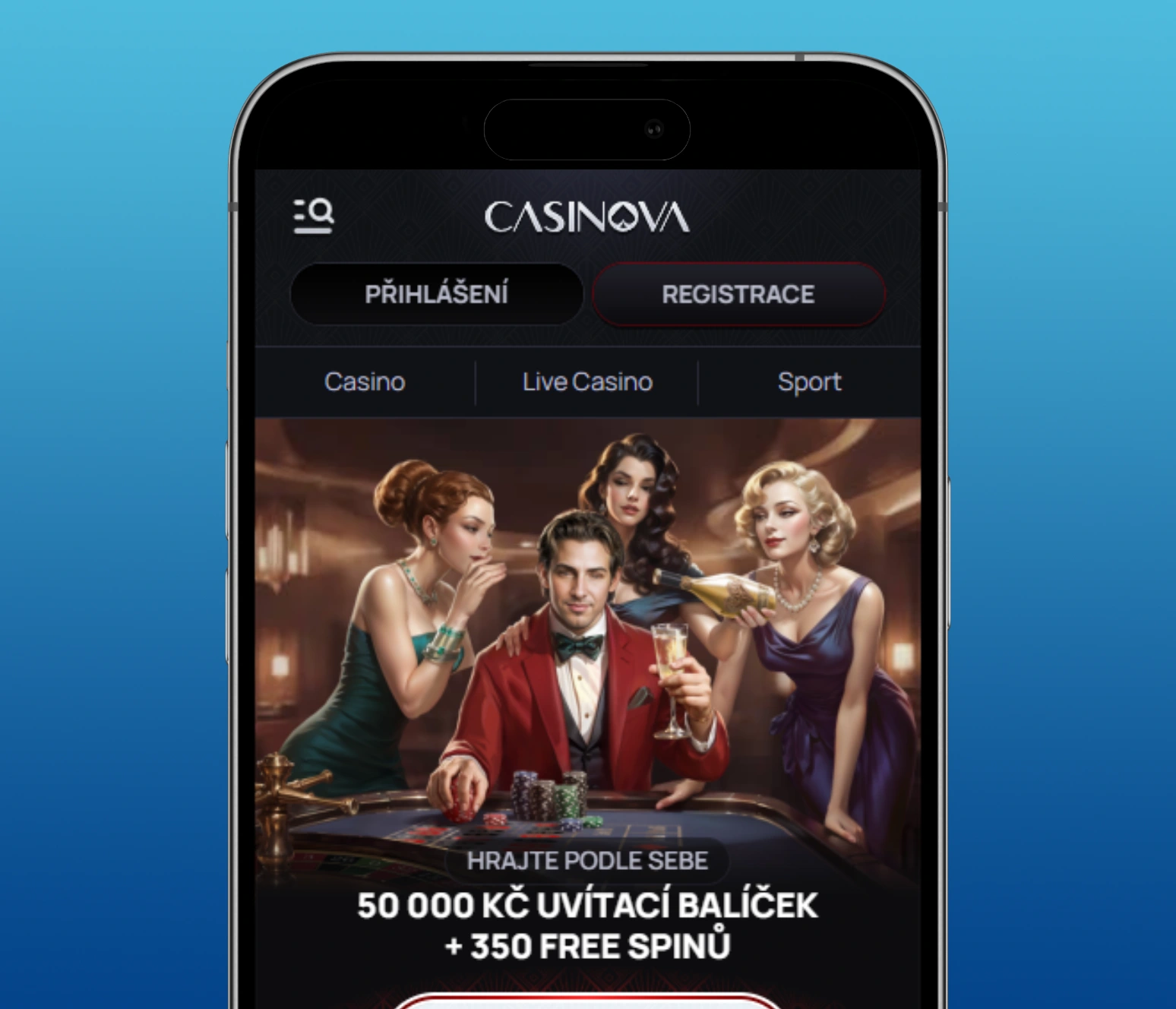 Mobilní verze online casina a kasinové aplikace