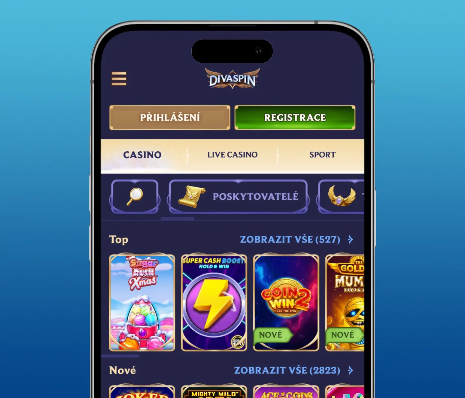 Mobilní verze online casina a kasinové aplikace