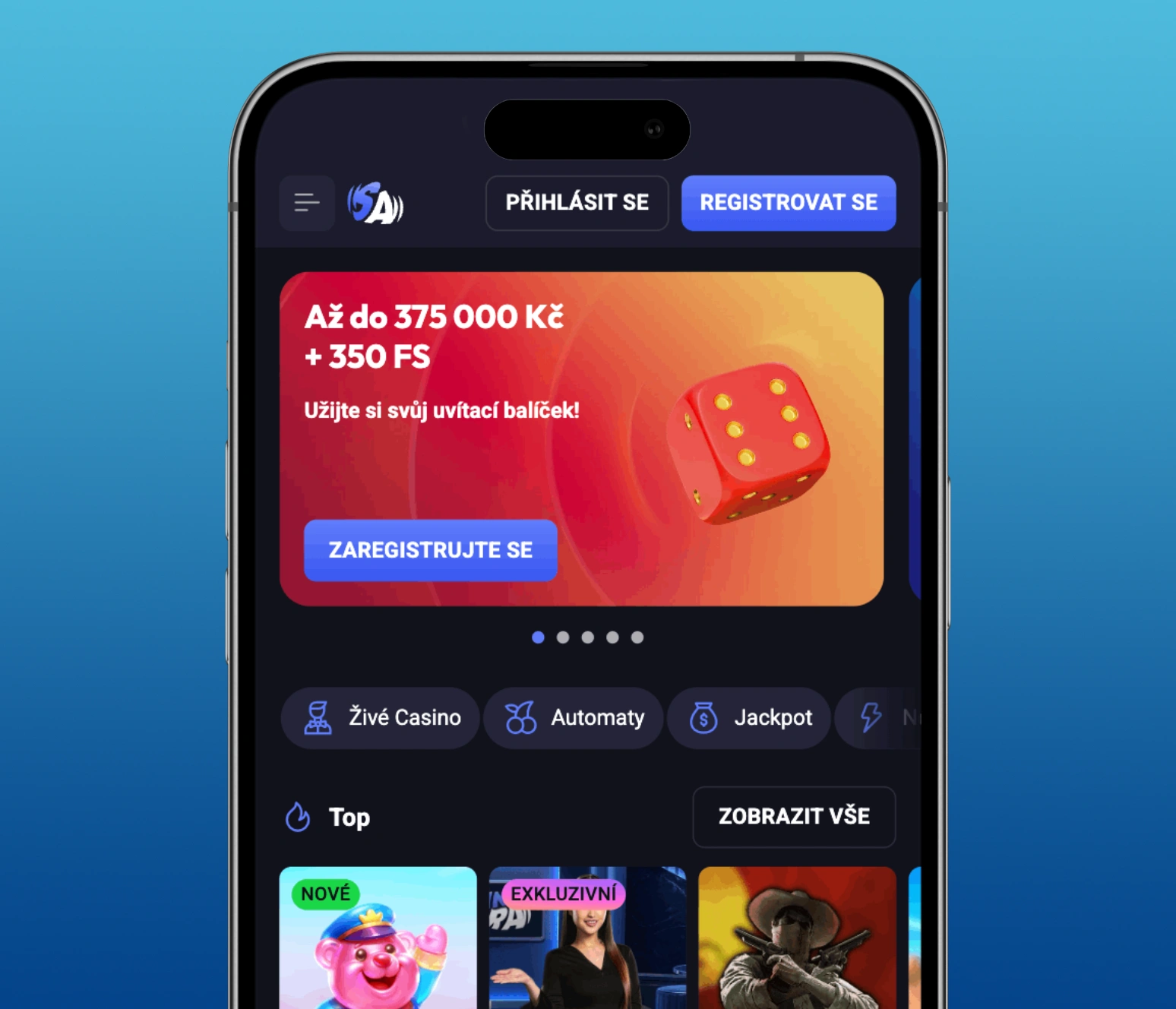 Mobilní verze online casina a kasinové aplikace