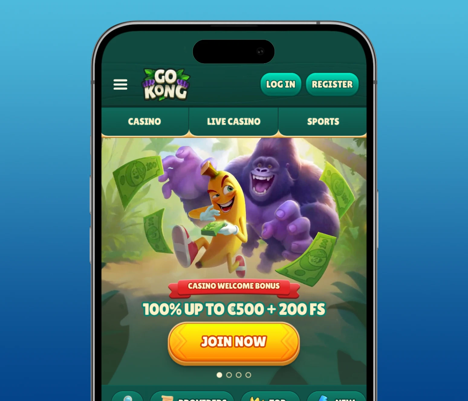 Mobilní verze online kasina a kasinová aplikace