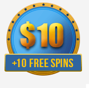 Bonus na vklad - 10 € + 10 free spinů