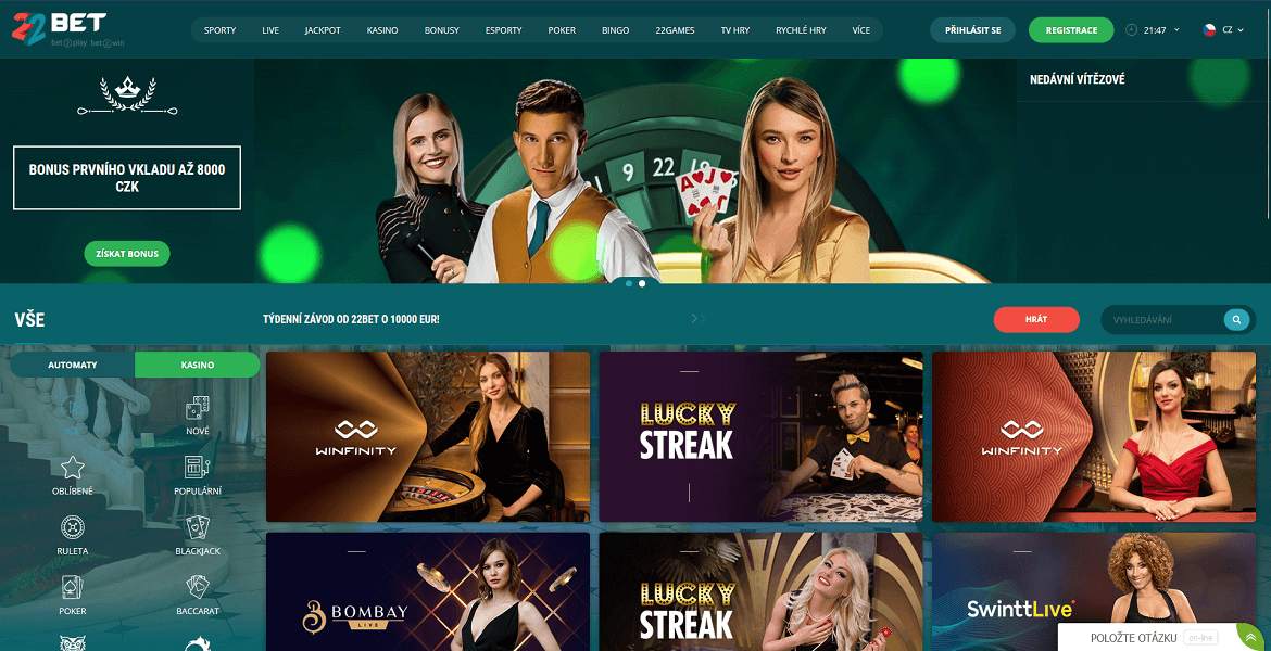 22bet casino